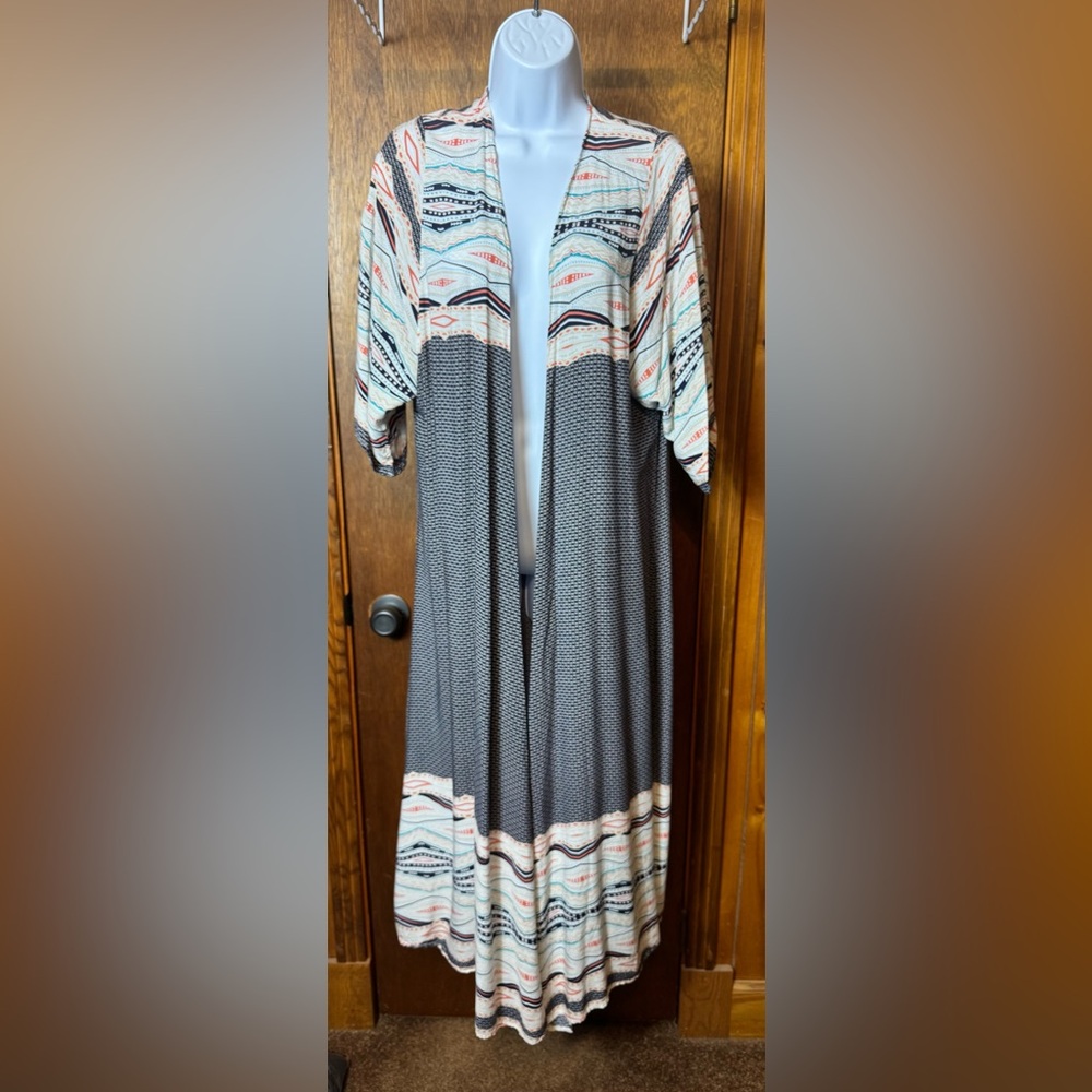 Entro Multicolor Patterned Cover-up - M/L